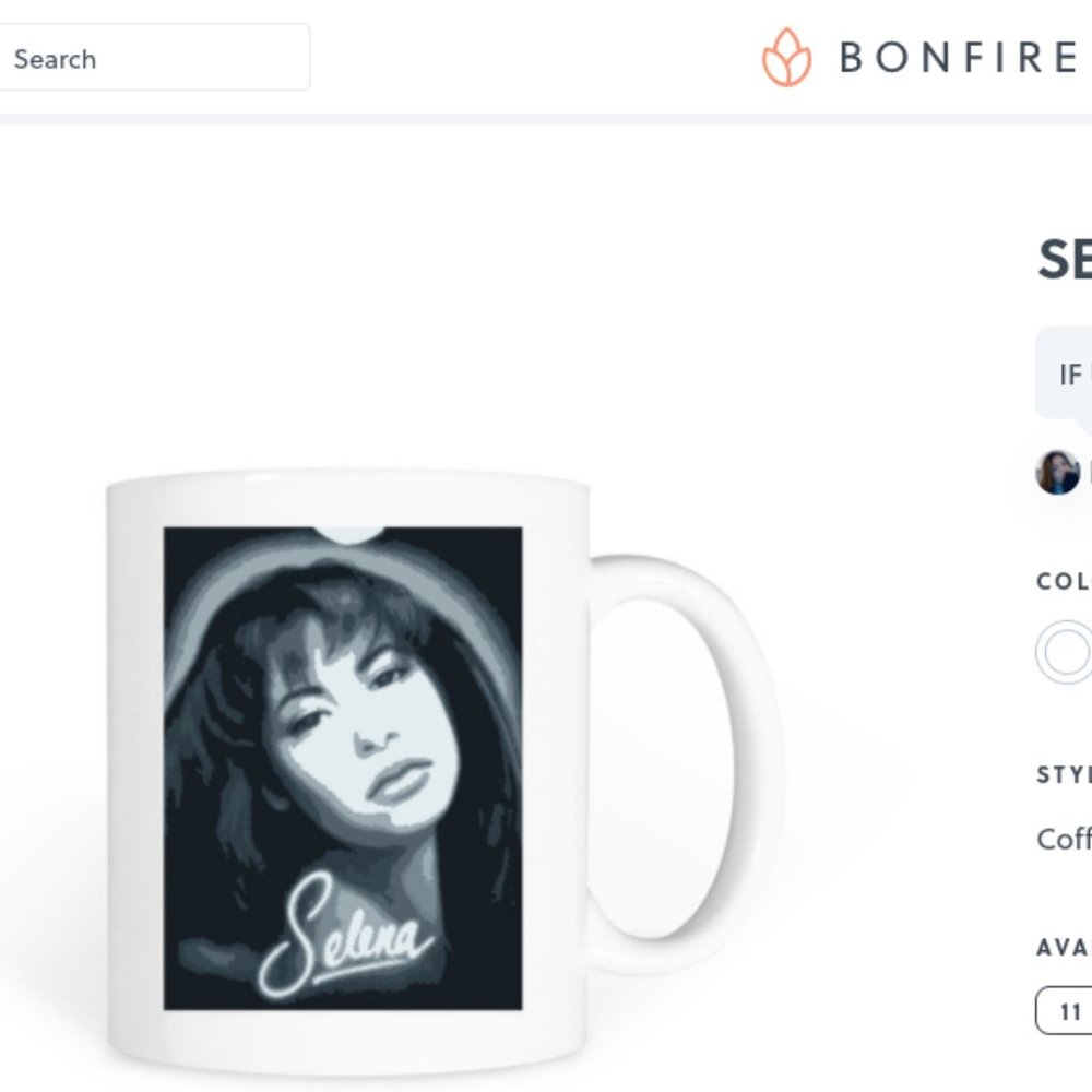 check out my custom made selena quintanill cup